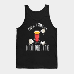 Beer Pong Social Distancing Tank Top